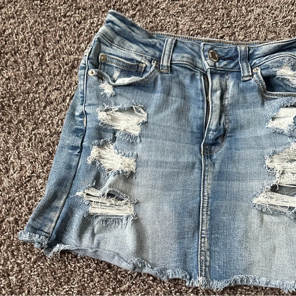 American Eagle Outfitters Next Level Stretch Denim Mini Skirt size 2